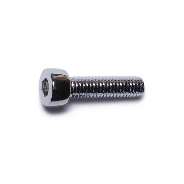Midwest Fastener M4-0.70 Socket Head Cap Screw, Chrome Plated Steel, 16 mm Length, 10 PK 30003 - main